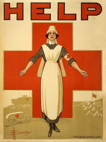 Red Cross Poster, World War 1