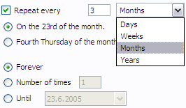 Sunbirdin toisto asetukset