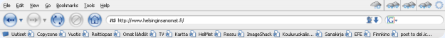 Kuva selainpalkista