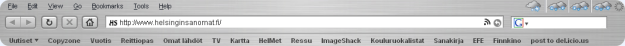 Kuva selainpalkista