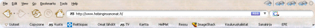 Kuva selainpalkista