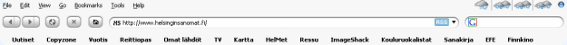 Kuva selainpalkista